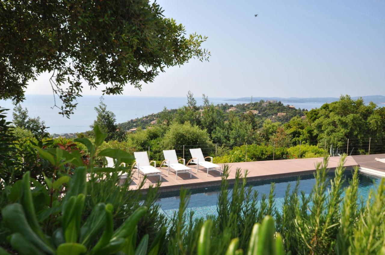 فيلا Vue Panoramique Sur La Baie De St Tropez لي إيسامبر المظهر الخارجي الصورة